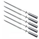 Kit 5 Espeto Grill Giratória Espada Para Churrasco