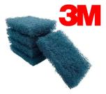 Kit 5 Esponja Fibraço 3M Limpeza De Chapas Grelhas Fogão
