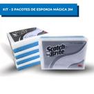 Kit 5 Esponja Limpa Manchas 75 X 110 X 28MM SCOTCH-BRITE 3M