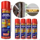 Kit 5 Espuma Expansiva Veda Porta e Janela Vedatudo - 500ml/340g DRYKO