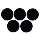 Kit 5 Espumas Grande 80mm 8cm Fechada para Headset e Fone de Ouvido com Encaixe 55mm 5,5cm