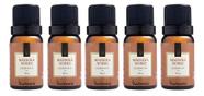 Kit 5 Essência Aromática 10ml Via Aroma - Fragrâncias Madeira Nobre P/ Aromatizador E Sabonetes
