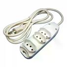 Kit 5 Extensões Elétricas De 3m Com 3 Tomadas - Dni 7233 Kit 5 Extensões Elétricas De 3m Com 3 Tomadas - Dni 7233