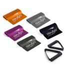 kit 5 Faixas Elástica Hidrolight TPE Unissex