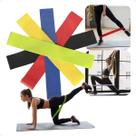 Kit 5 Faixas Elástica Super Mini Band Extensor Para Treino