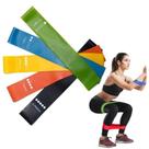 Kit 5 Faixas Elásticas Mini Band para Exercícios Fitness Alongamento Multifuncional Yoga Fisioterapia Treino em Casa ou Academia Fortalece Articulação Kit 5 Faixas Elásticas Mini Band para Exercícios Fitness Alongamento Multifuncional Yoga Fisioterapia Treino em Casa ou Academia Fortalece Articulação