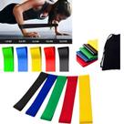 Kit 5 Faixas Elásticas Resistência Treino e Reabilitação Kit 5 Faixas Elásticas Resistência Treino e Reabilitação