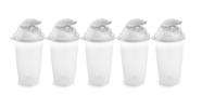 Kit 5 Farinheiros Açucareiro Plasútil 740ml Com Tampa E Bico