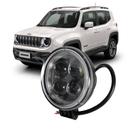 Kit 5 Farol De Milha / Auxiliar Redondo 4 Led 12w
