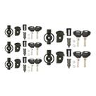 Kit 5 Fechaduras GIVI SL105 Baús Monokey V47 TRK E52 Outback