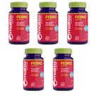 Kit 5 Ferro Quelato 5x60 cápsulas Maltta Kit 5 Ferro Quelato 5x60 cápsulas Maltta