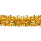 Kit 5 Festão Natal Dourado Metalizado Enfeite 2m x 9cm 6 Fitas