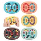 Kit 5 Fidget Toys Cubo Dedo Feijão Mágico Rotativo Brinquedo Anti Stress Puzzle Toys