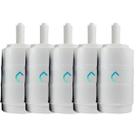 Kit 5 Filtro Refil Torneira Filtro Bica Móvel Compatível Lorenzetti Acqua Bella Vitalle Imperatriz Delta Herc Forusi