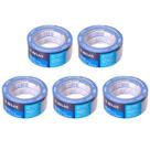 Kit 5 Fita Crepe Imobiliária 48mm x 50m Atlas Larga Azul Pintura Profissional Grossa Parede Grande Kit 5 Fita Crepe Imobiliária 48mm x 50m Atlas Larga Azul Pintura Profissional Grossa Parede Grande