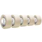 Kit 5 Fita Crepe Larga Branca 48 mm X 50 Mts Pintura Reforma Kit 5 Fita Crepe Larga Branca 48 mm X 50 Mts Pintura Reforma