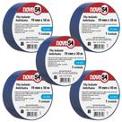 Kit 5 fita isolante 19mmx10m azul 954 Kit 5 fita isolante 19mmx10m azul 954