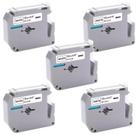 Kit 5 Fitas Compatível Etiquetador Brother Pt-70 Pt-80 Pt-90 Kit 5 Fitas Compatível Etiquetador Brother Pt-70 Pt-80 Pt-90