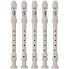 Kit 5 Flautas Doce Barroca FL 20B New York