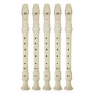 Kit 5 Flautas Doce Germânica FL 20G New York
