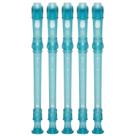 Kit 5 Flautas Doce Soprano Barroca Em C YRS-20B Azul Yamaha