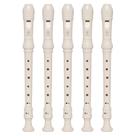Kit 5 Flautas Doce Soprano Barroca Em C YRS-24B Yamaha