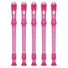 Kit 5 Flautas Doce Soprano Germânica Em C YRS-20G Rosa Yamaha Kit 5 Flautas Doce Soprano Germânica Em C YRS-20G Rosa Yamaha