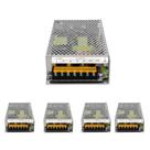 Kit 5 fonte colmeia 12v 10a 110/220v 120w