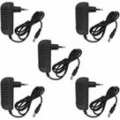 Kit 5 fonte de alimentação 5a 60w biv 12v com led conector p4 galaxy