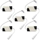 Kit 5 fonte reator driver para painel plafon de led 18w a 24w embuled Kit 5 fonte reator driver para painel plafon de led 18w a 24w embuled