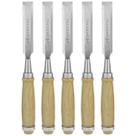 Kit 5 Formão Madeira Corte Entalhe 3/4 Pol 19MM Tradestar