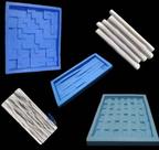 Kit 5 Formas Silicone Gesso Parede 3D