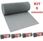 Kit 5 Forro Para Gavetas e Armários de Cozinha Antiderrapante Closet ou Jogo Americano - Rolo 30cm x 460cm