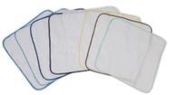 Kit 5 Fralda De Boca Quadriculada 33x33cm Com Crochê Kit 5 Fralda De Boca Quadriculada 33x33cm Com Crochê