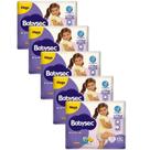 Kit 5 Fraldas Babysec Galinha Pintadinha Premium Mega XXG com 24 unidades