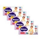 Kit 5 Fraldas Babysec Shortinho Pants Galinha Pintadinha Premium M com 30 unidades