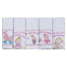 Kit 5 Fraldas de Pano para Bebê 65cmx65cm Fraldas Incomfral