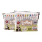 Kit 5 Fraldas Pinte e Borde Grande e Macia Fralda de Ombro 70cm x 70cm 100% algodão