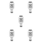 Kit 5 Fusíveis Diazed Retardado RO21 16A 500V 50kA Sibratec