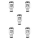 Kit 5 Fusíveis Diazed Retardado RO22 63A 500V 50kA Sibratec