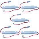 Kit 5 Fusível Alta Microondas Brastemp Consul 0.8a W10649509