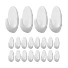 Kit 5 Gancho Adesivo Ambar P 500g Branco Com 4 Pçs Tekbond