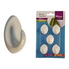 Kit 5 Ganchos Suporte de Parede - Até 1kg C/Segurança