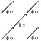 Kit 5 Garra Parafuso Afinação Conga 140mm x 9mm com Porca Kit 5 Garra Parafuso Afinação Conga 140mm x 9mm com Porca