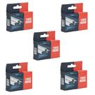 Kit 5 Grampos 26/6 Galvanizado Com 1000 Unidades - Yins