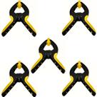 Kit-5 Grampos Prendedor Multiuso com Mola 6" Polegadas para Marcenaria Fertak