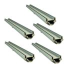 Kit 5 Grelha Invisivel Rebaixada 3277X5GDA Caixa Coletora Agua Pluvial Bege GDA Industria