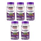 Kit 5 Gummy Melatonina+Triptofano Unilife 5x30 Gomas Sabor Maracujá