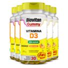 Kit 5 Gummy Vitamina D3 Laranja 30 gomas
