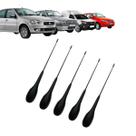 Kit 5 haste antena teto palio/uno/idea/fiorino/doblo/strada